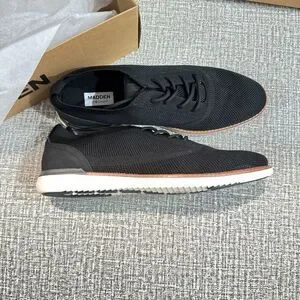 Madden | Men\'s Dojjaa Knit  Lace-Up Loafers w/ Ortholite‎  - Black Rib, Size 12 Steve Madden | Shoes | Madden Mens Dojjaa Knit Laceup  main image 2